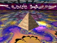Groovy 3D Pyramid Design, Just Add Your Name!
